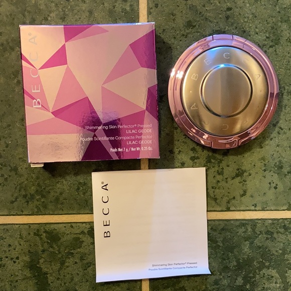 ☘️HP☘️ BECCA’s Shimmering Skin Perfector Pressed Lilac Geode - Picture 12 of 16